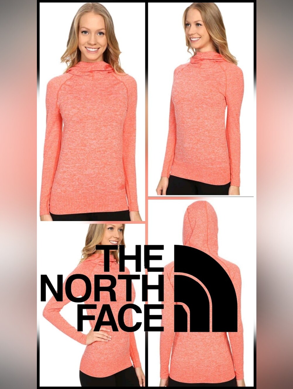 The North Face Women’s Coral Heather Cowl Hoodie Pullover